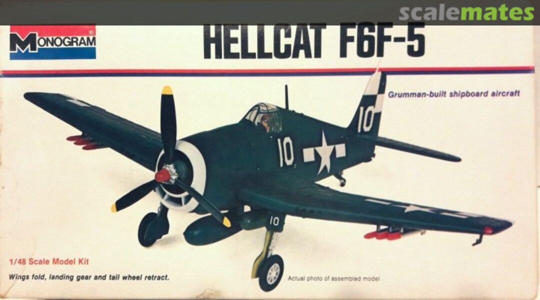 Boxart Hellcat F6F-5 6832 Monogram Boxart Hellcat F6F-5 6832 Monogram