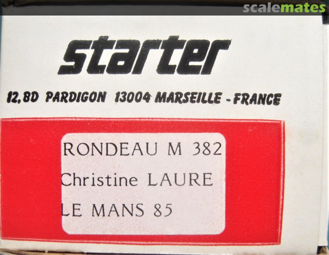 Boxart Rondeau M382 "Christine Laure"  Starter