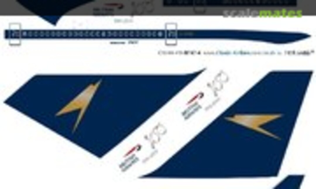 1:144 BOAC 747-400 (retro) (Classic Airlines CA144-491)