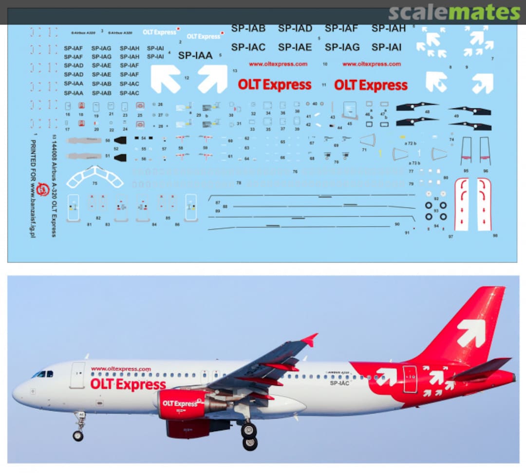 Boxart Airbus A320 OLT Express 144008 Banzai Boxart Airbus A320 OLT Express 144008 Banzai