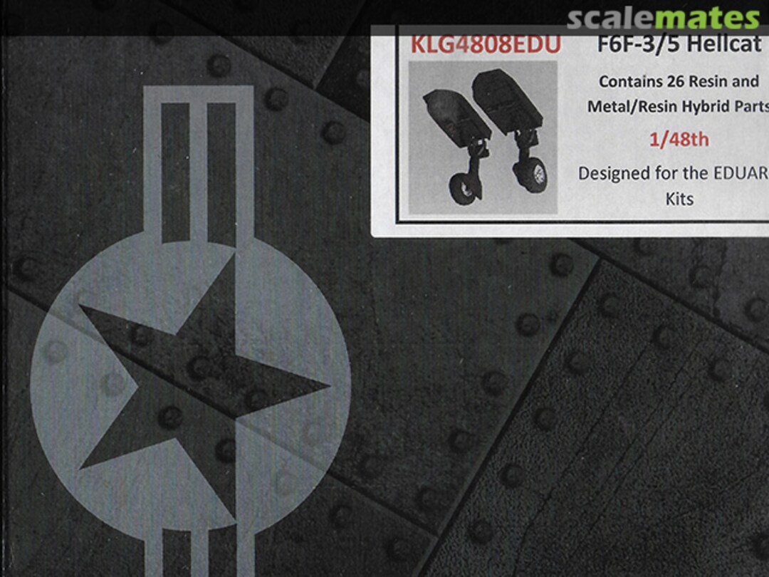 Boxart F6F-3/5 Hellcat Scale Landing Gear Set KLG4808EDU Kazan Boxart F6F-3/5 Hellcat Scale Landing Gear Set KLG4808EDU Kazan