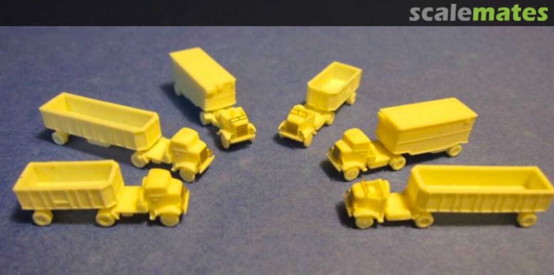 Boxart Autocar U-7144 tractor trucks and semitrailers AC350112 L'Arsenal