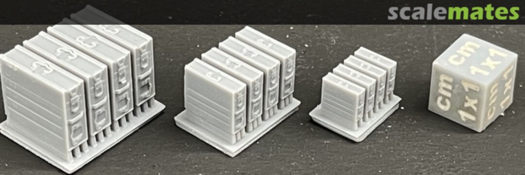 Boxart 3,7cm FlaK43 ammo boxes - type 1 - 4 pieces 72040522 EMP3d Boxart 3,7cm FlaK43 ammo boxes - type 1 - 4 pieces 72040522 EMP3d