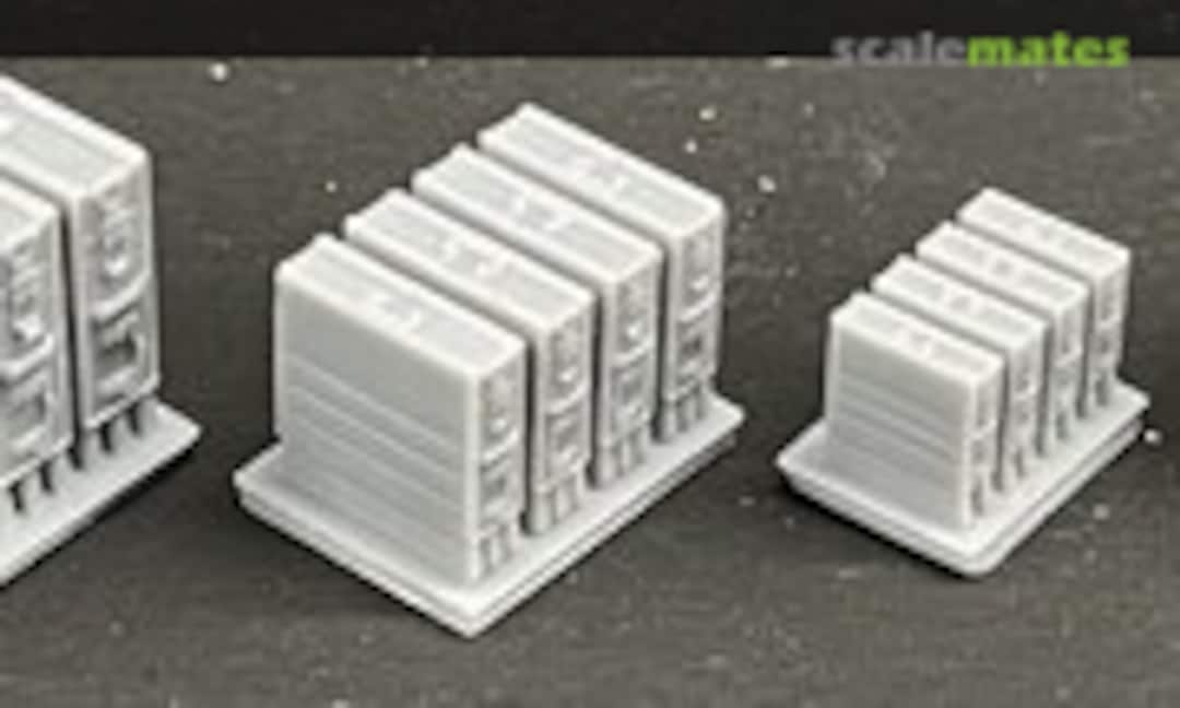 1:72 3,7cm FlaK43 ammo boxes - type 1 - 4 pieces (EMP3d 72040522) 72040522