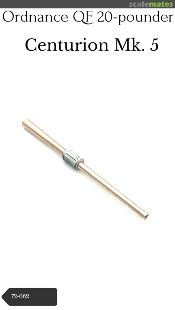 Boxart Ordnance QF 20-pounder 72-062 MicroWorld Boxart Ordnance QF 20-pounder 72-062 MicroWorld