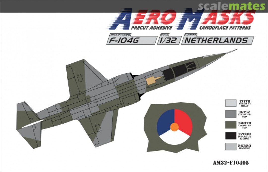 Boxart F-104G Netherlands AM32-F10405 AeroMasks Boxart F-104G Netherlands AM32-F10405 AeroMasks