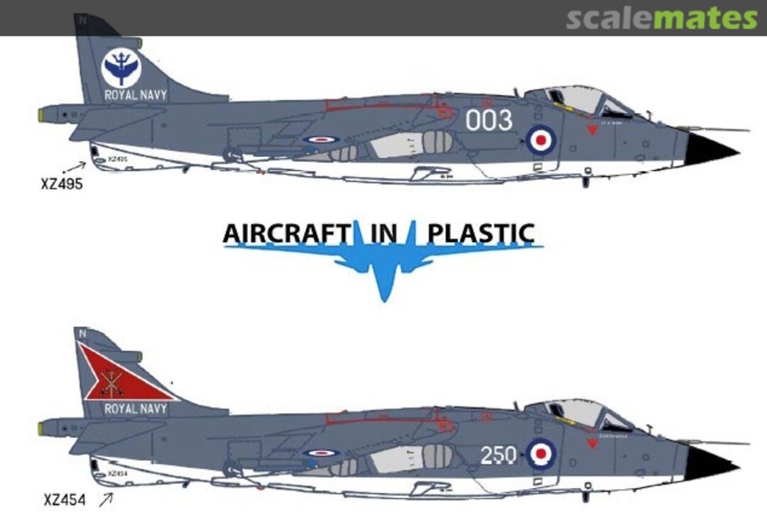 Boxart Sea Harrier FRS1 Royal Navy first NAS schemes AIPD-139 Aircraft in Plastic Boxart Sea Harrier FRS1 Royal Navy first NAS schemes AIPD-139 Aircraft in Plastic