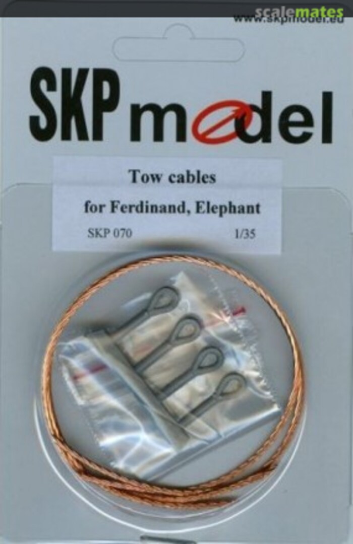 Boxart Tow cables for Ferdinand/Elefant SKP 070 SKP model Boxart Tow cables for Ferdinand/Elefant SKP 070 SKP model