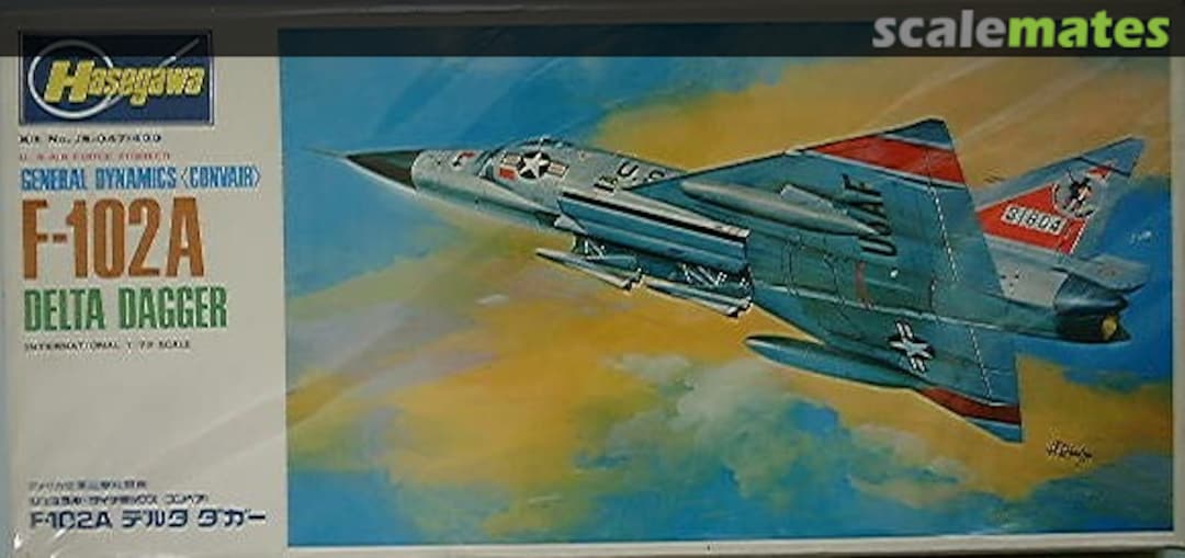 Boxart F-102A Delta Dagger JS-047 Hasegawa Boxart F-102A Delta Dagger JS-047 Hasegawa
