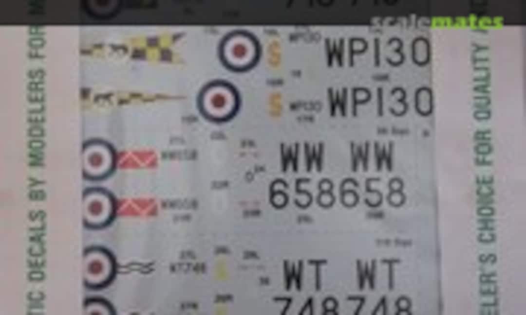 1:72 2 TAF Hunters (SAM Publications X072-52) X072-52