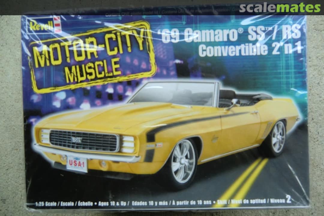 Boxart '69 Camaro SS/RS Convertible 2 'n 1 85-2147 Revell