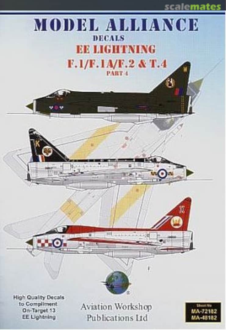 Boxart Lightning F.1 / F.1A / F.2 / T.4 MA-48182 Model Alliance Boxart Lightning F.1 / F.1A / F.2 / T.4 MA-48182 Model Alliance
