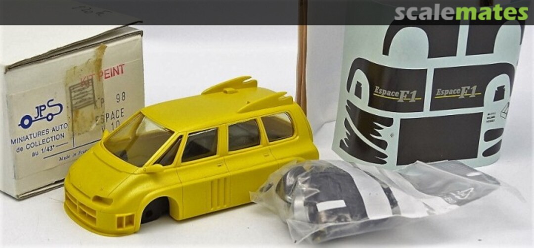 Boxart Renault Espace V10 "Espace F1" KP98 JPS Miniatures Auto Boxart Renault Espace V10 "Espace F1" KP98 JPS Miniatures Auto
