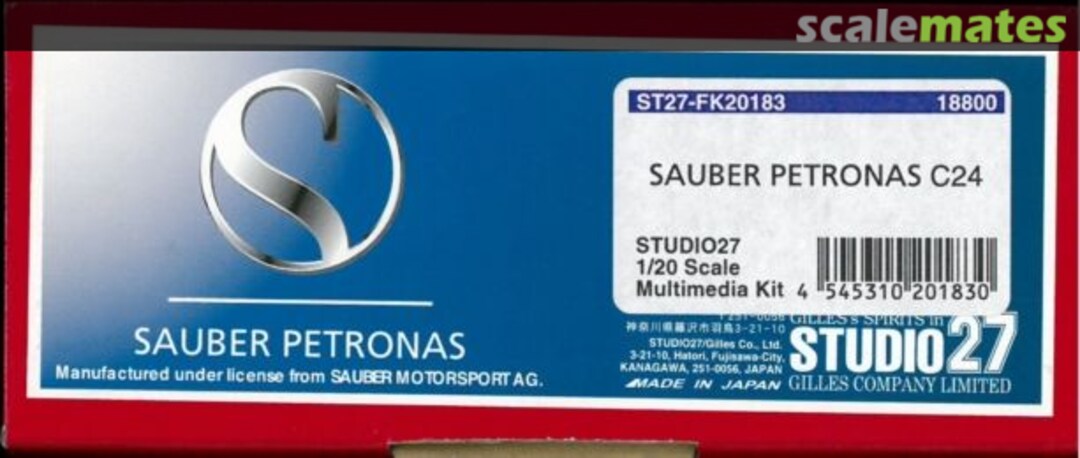 Boxart Sauber C24 ST27-FK20183 Studio27 Boxart Sauber C24 ST27-FK20183 Studio27