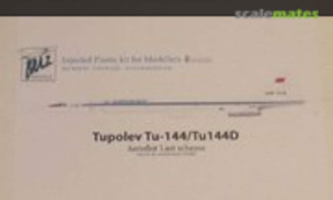 1:144 Tupolev Tu-144/Tu-144D (Bra.Z Models B4T42)
