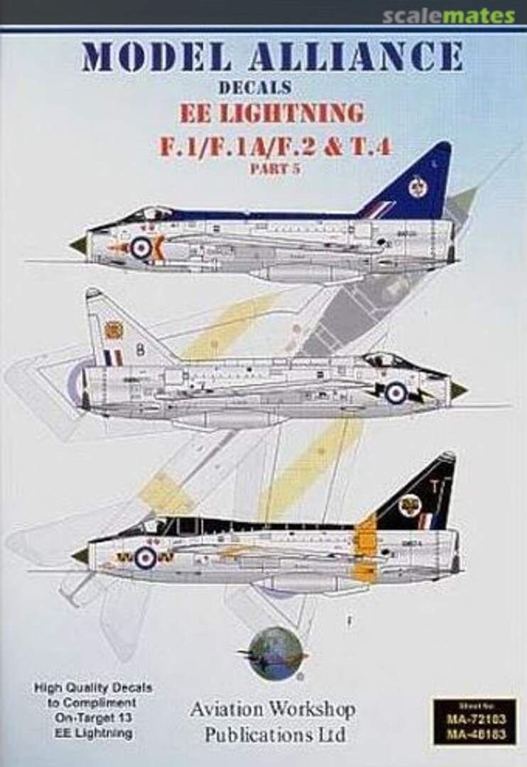 Boxart Lightning F.1 / F.1A / F.2 / T.4 MA-48183 Model Alliance Boxart Lightning F.1 / F.1A / F.2 / T.4 MA-48183 Model Alliance