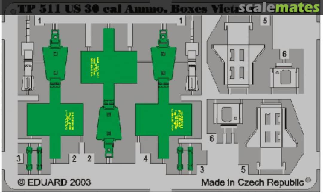 Boxart US cal 30 ammo boxes Vietnam TP511 Eduard Boxart US cal 30 ammo boxes Vietnam TP511 Eduard