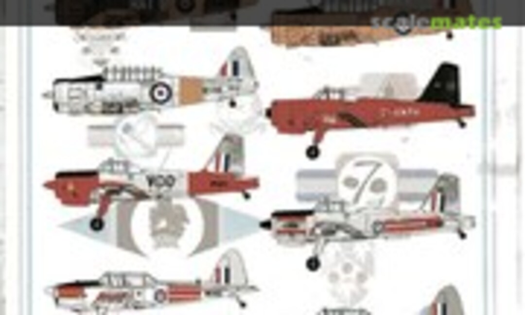 1:72 Post War British Piston Trainer Collection (S&M Models SM72-005) SM72-005