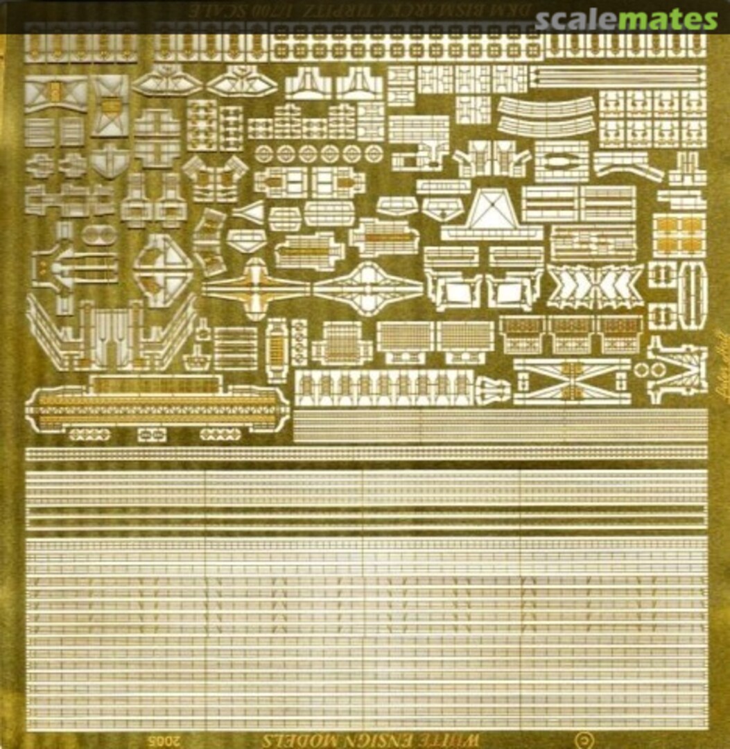 Boxart Fotoätzteilesatz für Bismarck + Tirpitz PE 752 White Ensign Models Boxart Fotoätzteilesatz für Bismarck + Tirpitz PE 752 White Ensign Models