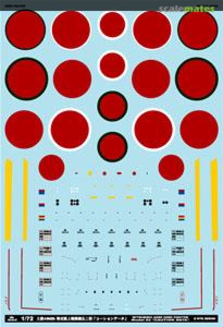 Boxart Mitsubishi A6M5 Zero Fighter Model 52 A-72003 MYK Design Boxart Mitsubishi A6M5 Zero Fighter Model 52 A-72003 MYK Design
