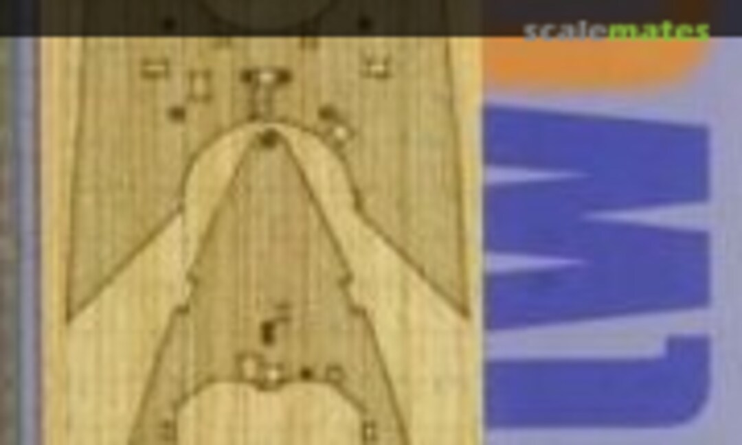 1:700 HMS Nelson Wooden Deck for Tamiya kit #77504 (ArtwoxModel AW20052) AW20052