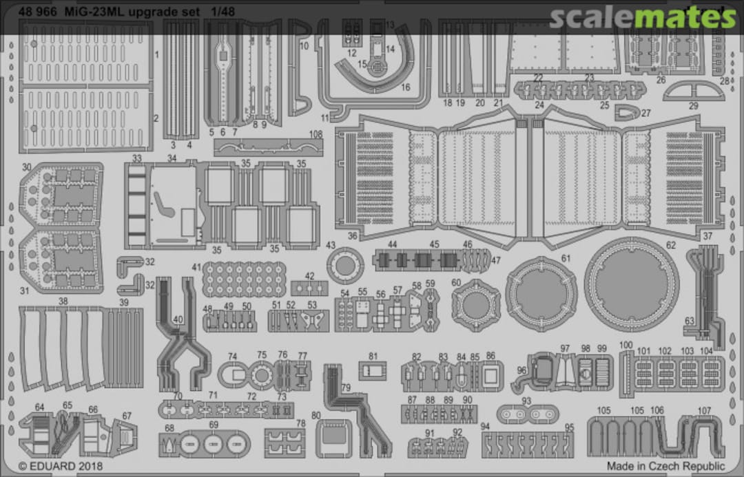 Boxart MiG-23ML upgrade set 48966 Eduard Boxart MiG-23ML upgrade set 48966 Eduard