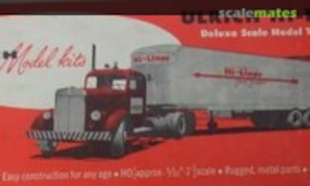 1:87 Kenworth Tractor and Fruehauf 32 ft. Van (Ulrich Model Kits 1V3)