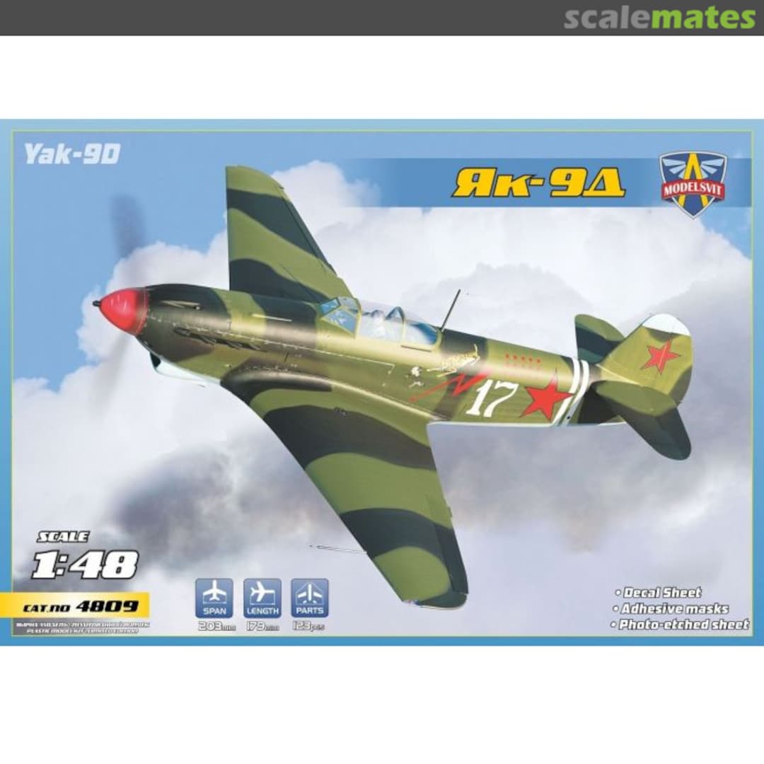 Boxart Yak-9D 4809 ModelSvit Boxart Yak-9D 4809 ModelSvit