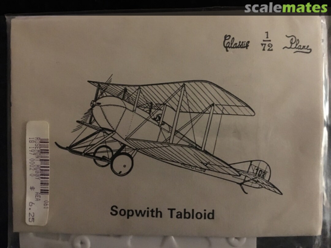 Boxart Sopwith Tabloid 275 Classic Plane Boxart Sopwith Tabloid 275 Classic Plane