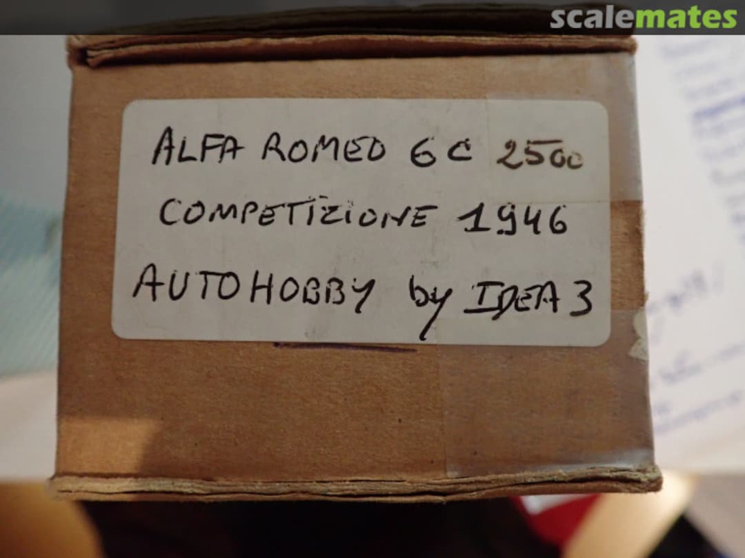 Boxart Alfa Romeo 6c 2500 n.a. Idea 3 Boxart Alfa Romeo 6c 2500 n.a. Idea 3