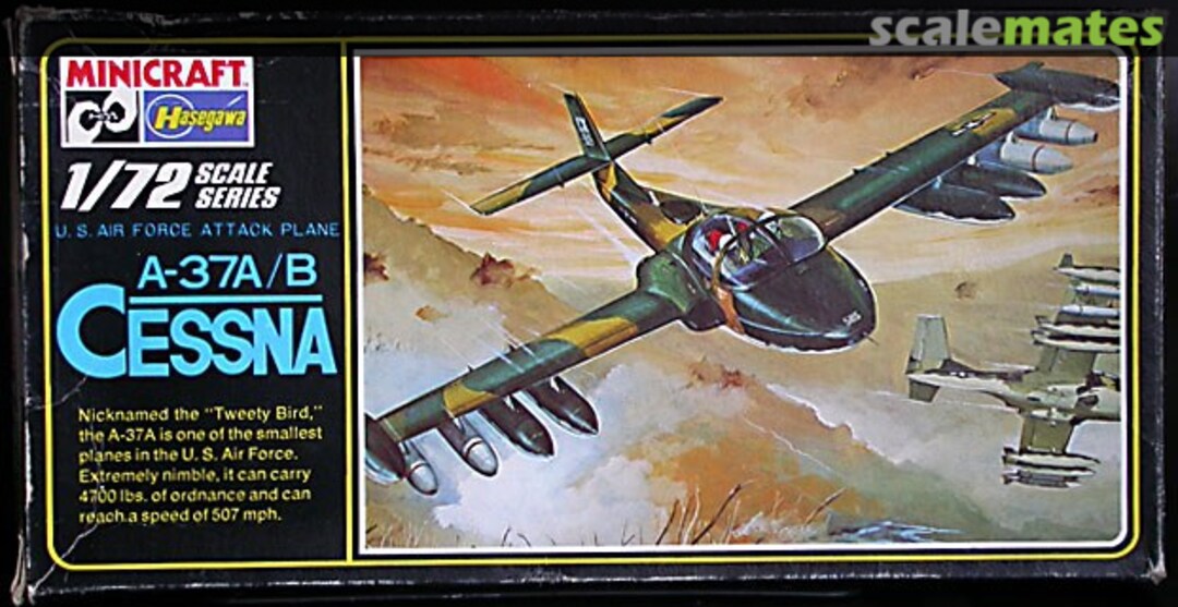 Boxart Cessna A-37A/B 036 Minicraft Hasegawa Boxart Cessna A-37A/B 036 Minicraft Hasegawa
