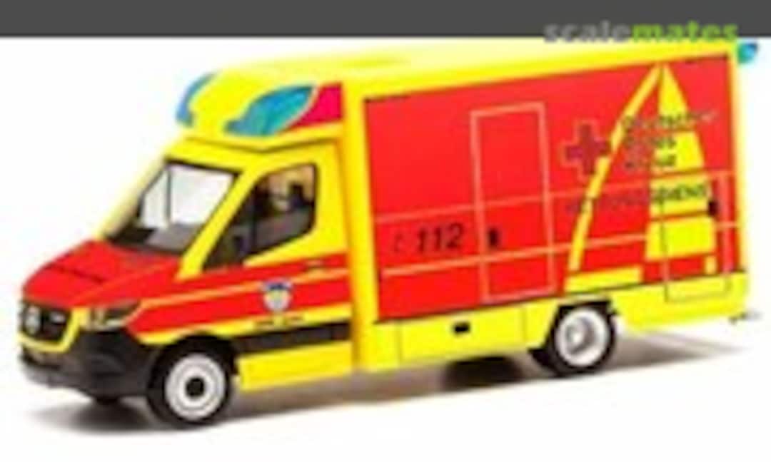 1:87 Mercedes-Benz Sprinter `18 Fahrtec ambulance &quot;DRK Juist&quot; (Herpa 095440)