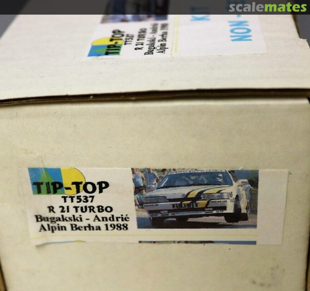 Boxart Renault 21 Turbo [21 RS 28] "RENAULT" TT537 TIP-TOP