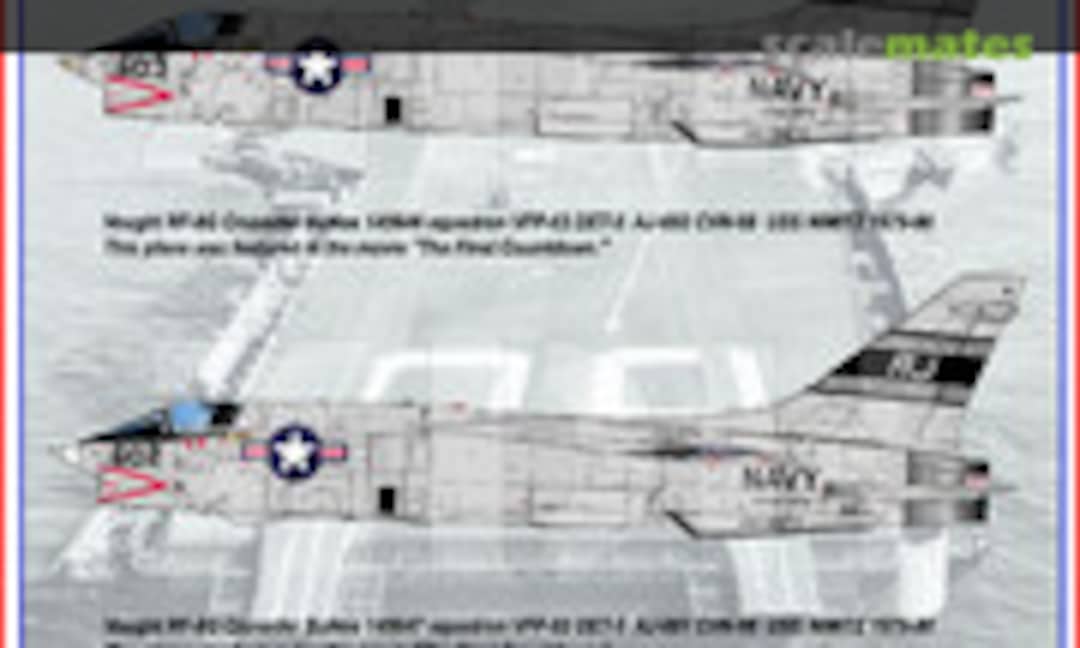 1:72 Vought RF-8G Crusader - VFP-63 DET-5 (ZDH Decals 72005)