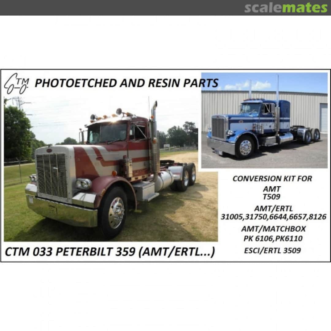 Boxart Peterbilt 359 ( AMT/Ertl ) CTM 033 Czech Truck Model Boxart Peterbilt 359 ( AMT/Ertl ) CTM 033 Czech Truck Model