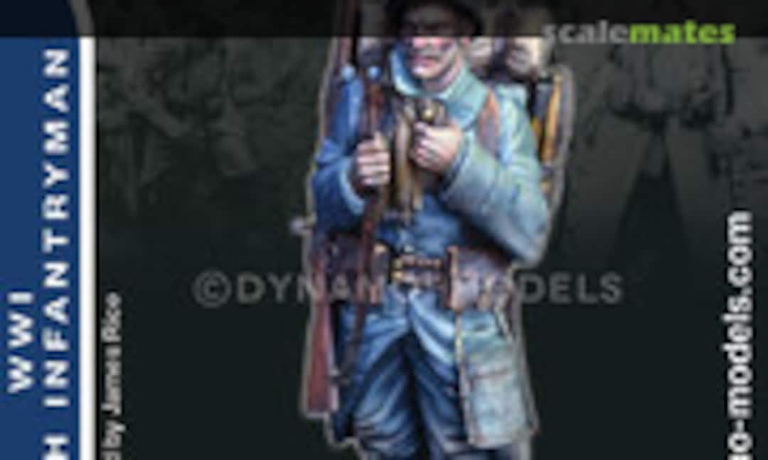 1:35 WWI French Infantryman with Pipe (Dynamo Models 35061)