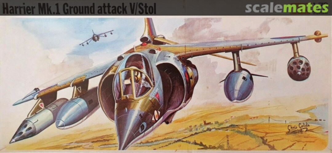 Boxart Harrier Mk.1 Ground attack V/Stol F273 FROG Boxart Harrier Mk.1 Ground attack V/Stol F273 FROG