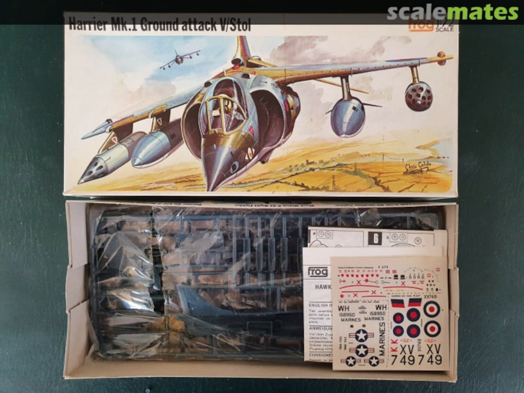 Contents Harrier Mk.1 Ground attack V/Stol F273 FROG Contents Harrier Mk.1 Ground attack V/Stol F273 FROG