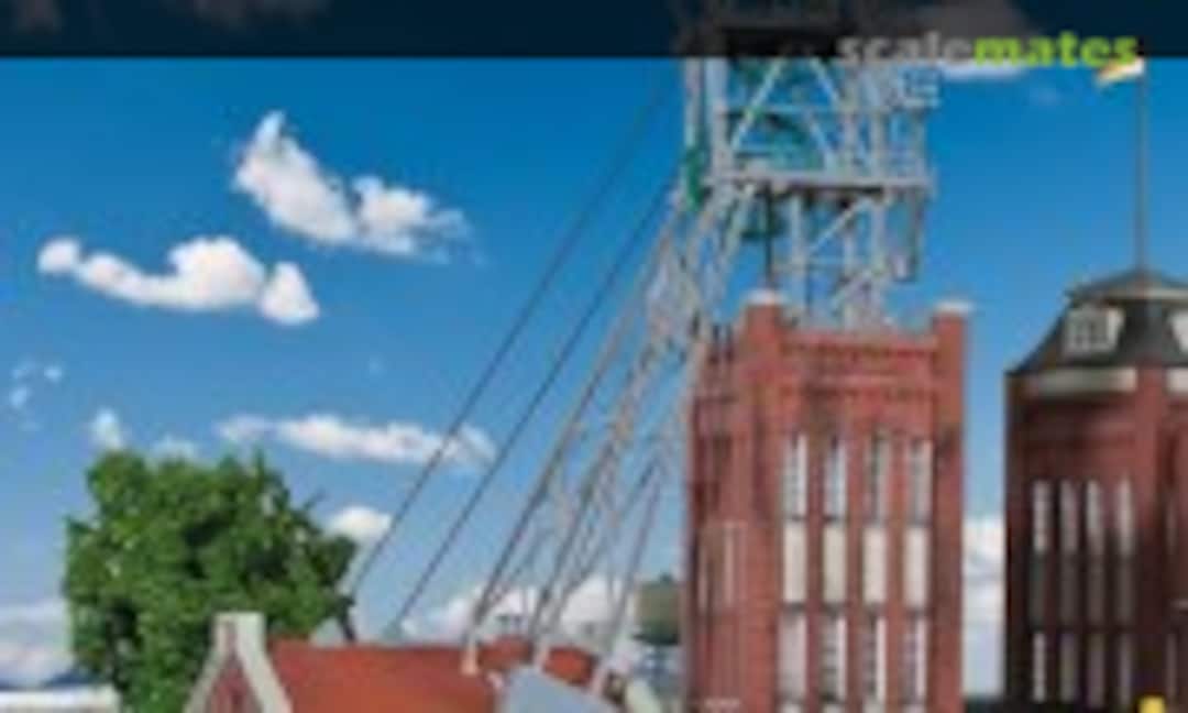 Mine hoist with motorhouse (Kibri 39845)