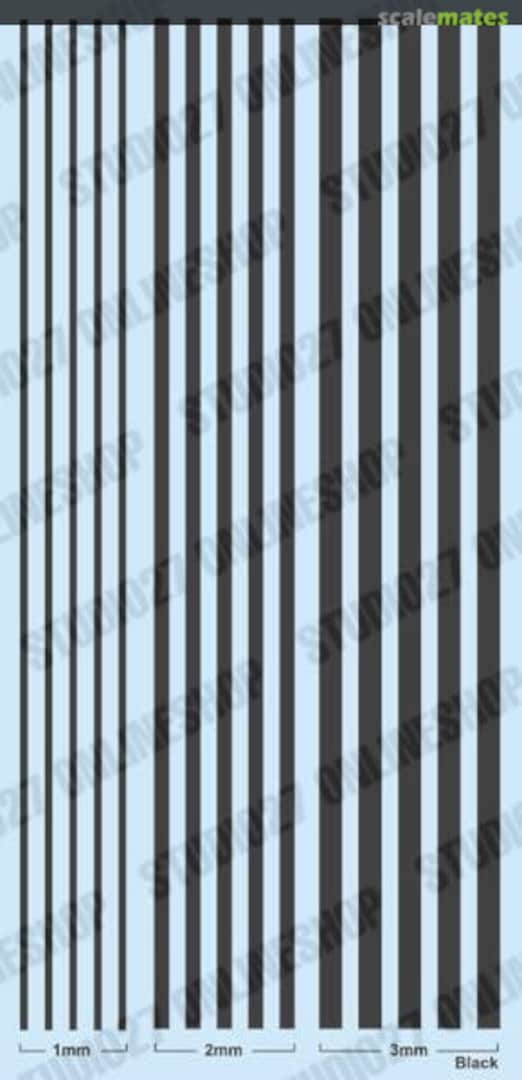 Boxart Line Decal: Black ST27-FP0047 Studio27 Boxart Line Decal: Black ST27-FP0047 Studio27