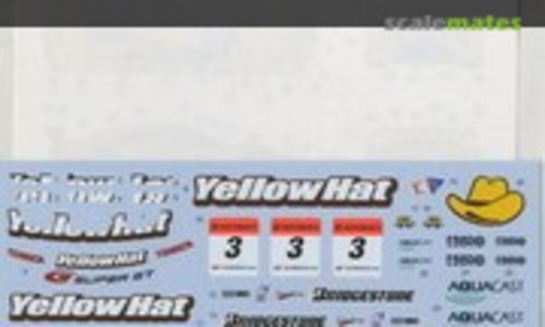 1:24 Nissan GT-R Yellow Hat 2008 (Shunko Models SHK-D100) SHK-D100