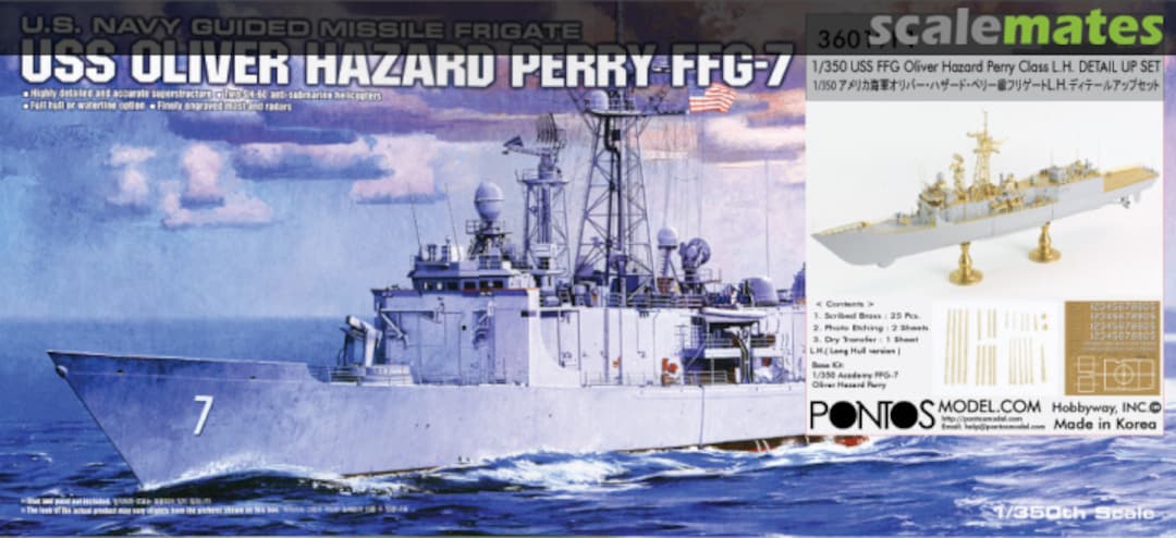 Boxart USS FFG Oliver Hazard Perry Class Detail Up Set 36019F1 Pontos Model Boxart USS FFG Oliver Hazard Perry Class Detail Up Set 36019F1 Pontos Model