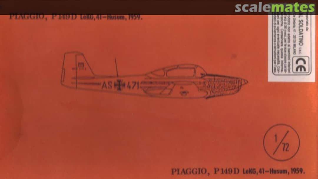 Boxart Piaggio P-149D no VAMI Models Boxart Piaggio P-149D no VAMI Models