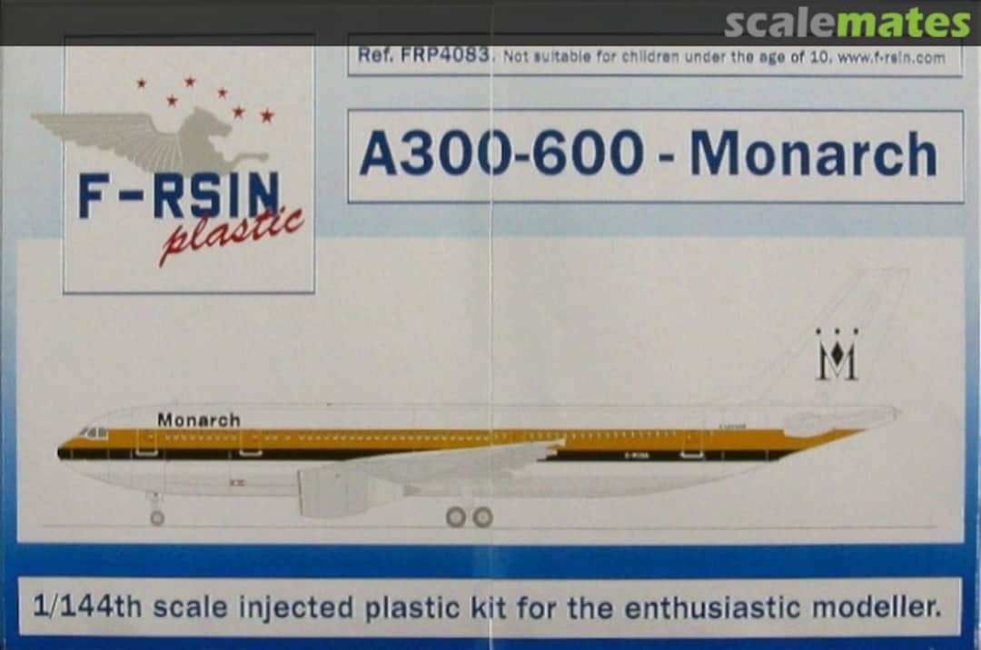 Boxart Airbus A300-600 - Monarch FRP4083 F-RSIN Boxart Airbus A300-600 - Monarch FRP4083 F-RSIN