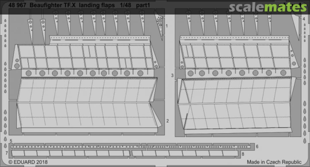 Boxart Beaufighter TF.X landing flaps 48967 Eduard Boxart Beaufighter TF.X landing flaps 48967 Eduard