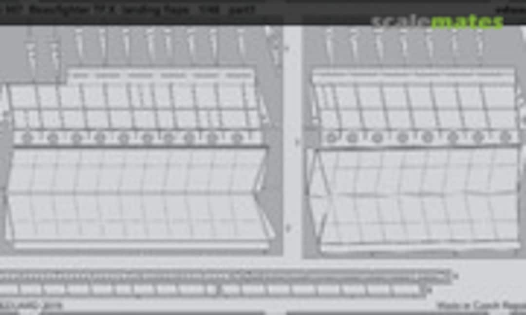 1:48 Beaufighter TF.X landing flaps (Eduard 48967)