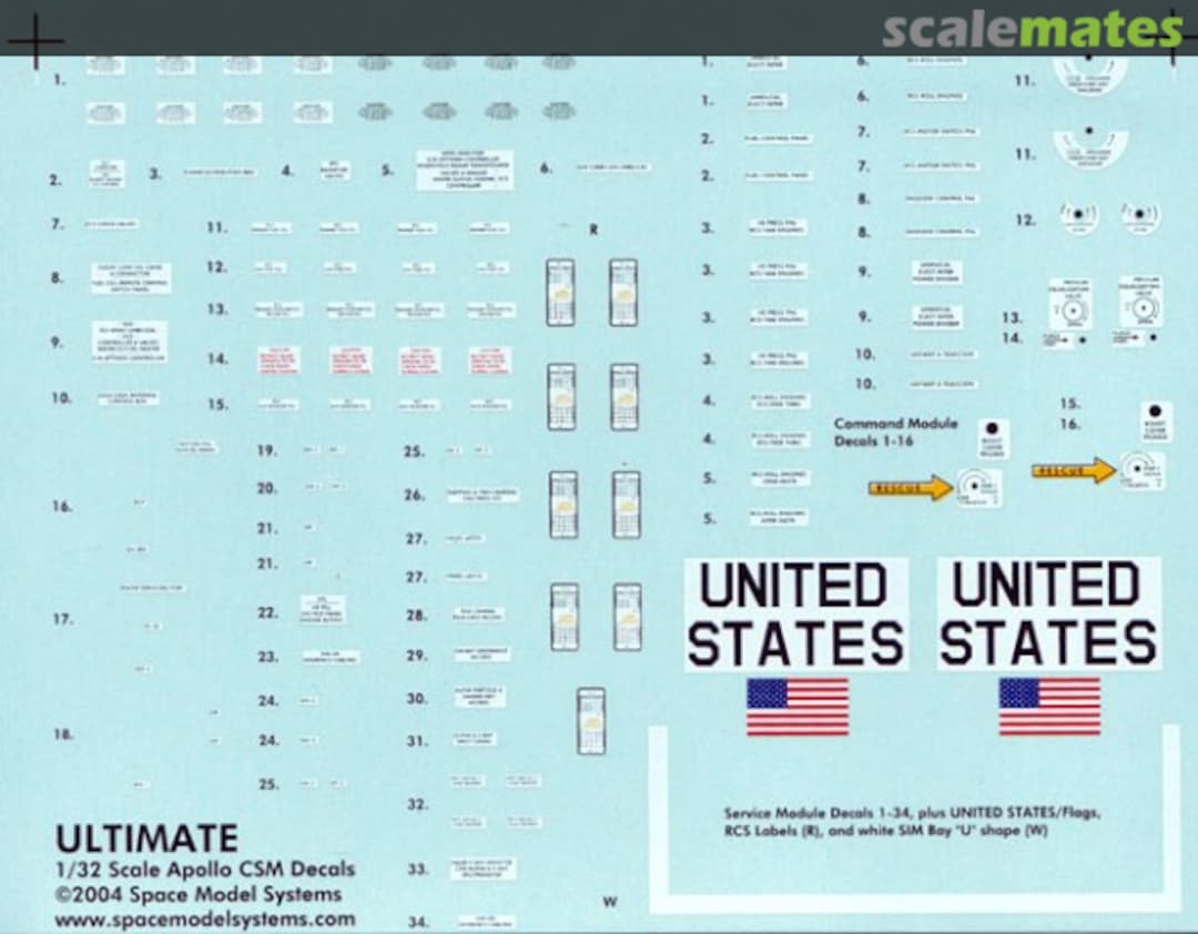 Boxart The Ultimate Apollo Command & Service Module AP32 Space Model Systems