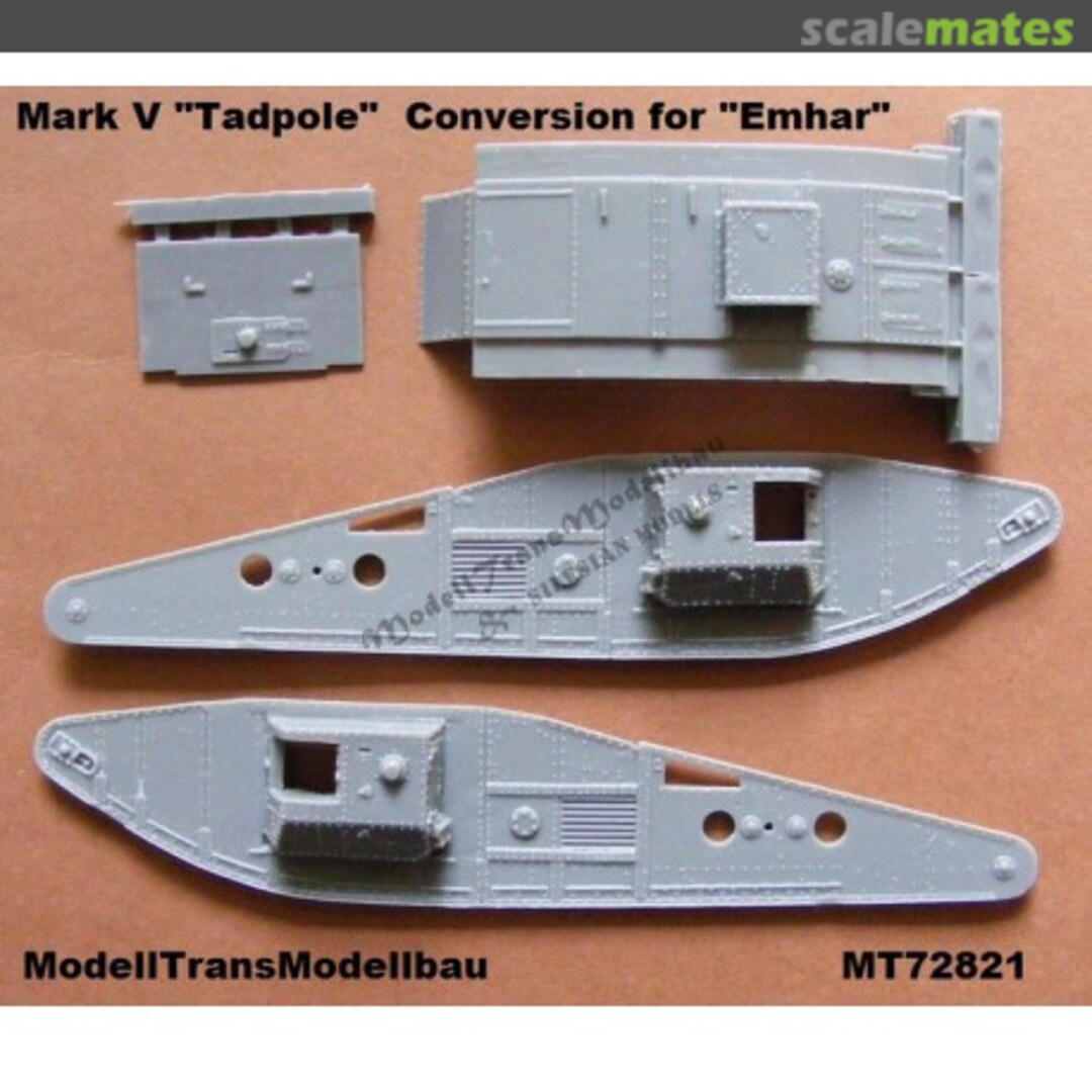 Boxart Mark V "Tadpole" MT 72821 Modell Trans Modellbau Boxart Mark V "Tadpole" MT 72821 Modell Trans Modellbau