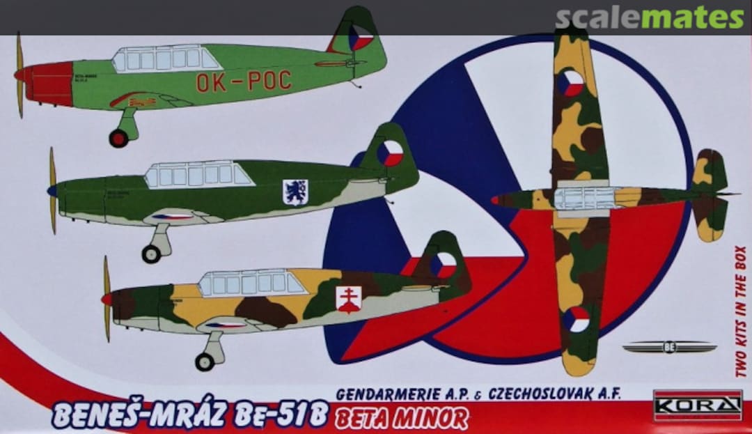 Boxart Benes-Mráz Be-51B Beta Minor (2 resin kits) 72166 Kora Models Boxart Benes-Mráz Be-51B Beta Minor (2 resin kits) 72166 Kora Models