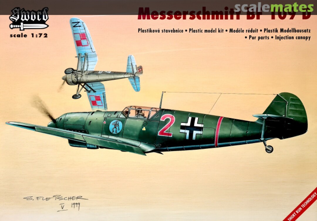 Boxart Messerschmitt Bf 109D SW72005 Sword Boxart Messerschmitt Bf 109D SW72005 Sword